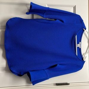 BAR III royal blue quarter sleeve top!
